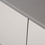 Тумба под телевизор со стеклянной столешницей и с выдвижными ящиками Minimalist Accent варинант исполнения - 3 | Loft Concept в Волгограде