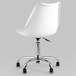 Офисный стул на металлическом основании EGGERY White пластик варинант исполнения - 4 | Loft Concept в Волгограде