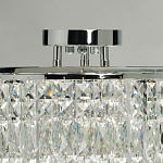 Потолочный светильник круглый с прозрачными подвесками Lunet варинант исполнения - 17 | Loft Concept в Волгограде