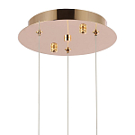 Подвесной светильник Metal Acrylic Tube Trio Gold Hanging Lamp варинант исполнения - 3 | Loft Concept в Волгограде