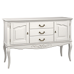Консоль белая из массива бука с ящиками в стиле прованс White Provence варинант исполнения - 2 | Loft Concept в Волгограде