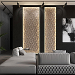 Гипсовая 3D панель с принтографией PM-50 варинант исполнения - 5 | Loft Concept в Волгограде