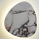 Бра треугольной формы бело-коричневый мрамор Длина 47 см Ginger & Jagger варинант исполнения - 1 | Loft Concept в Волгограде