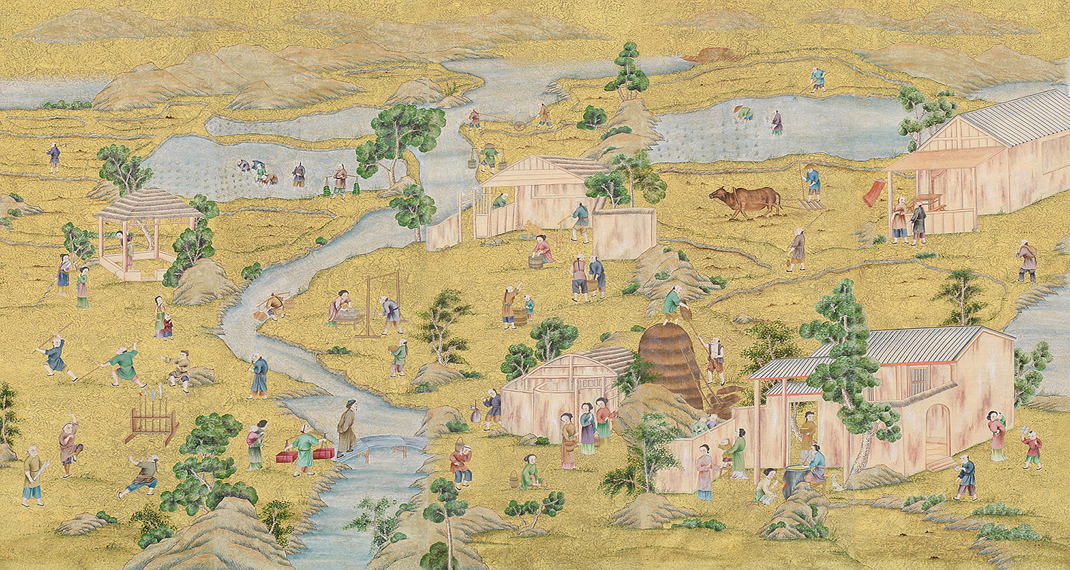 Обои ручная роспись Coutts Dappled Gold - Loft-Concept в Волгограде