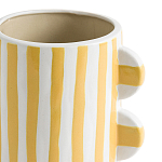 Ваза из фаянса Brighter than the Stars жёлтая полоска варинант исполнения - 2 | Loft Concept в Волгограде