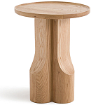 Приставной столик из массива дерева Walnut Triple варинант исполнения - 2 | Loft Concept в Волгограде