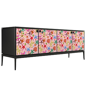 Stiletto Sideboard Pink nautical print