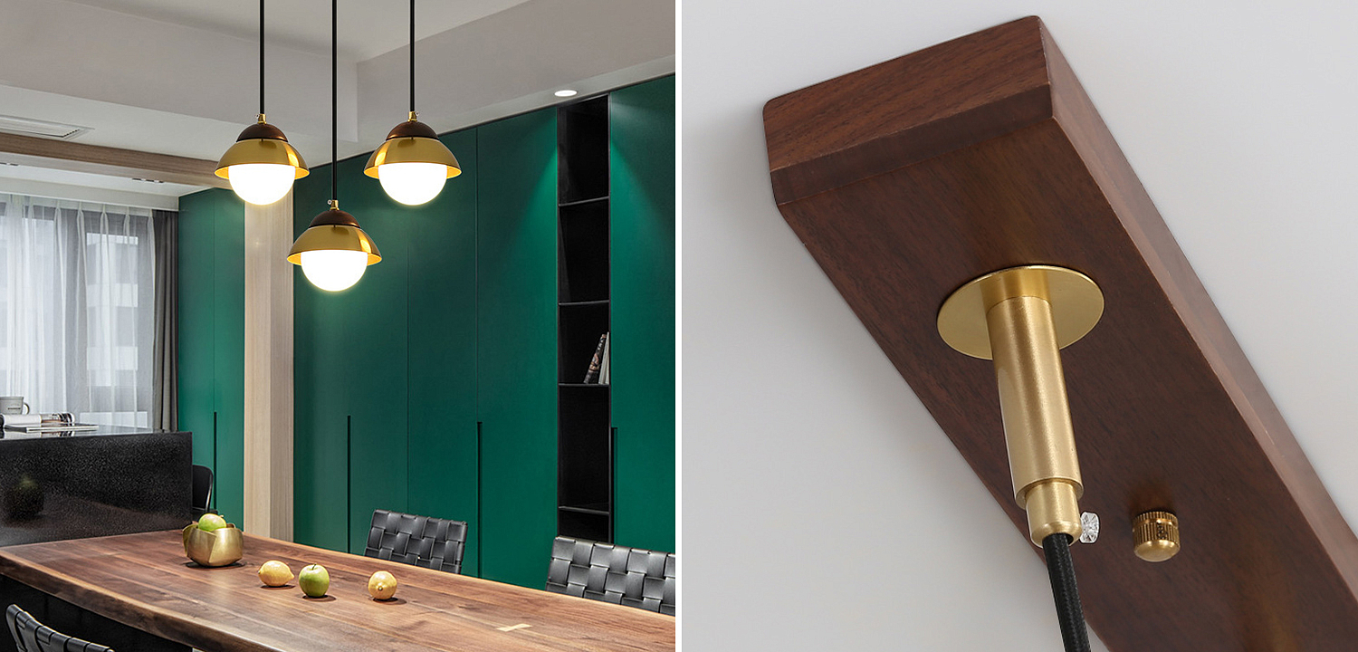 Линейный светильник Roch Linear Pendant Wooden Eco Light Линейный светильник Roch Linear Pendant Wooden Eco Light - Loft-Concept в Волгограде