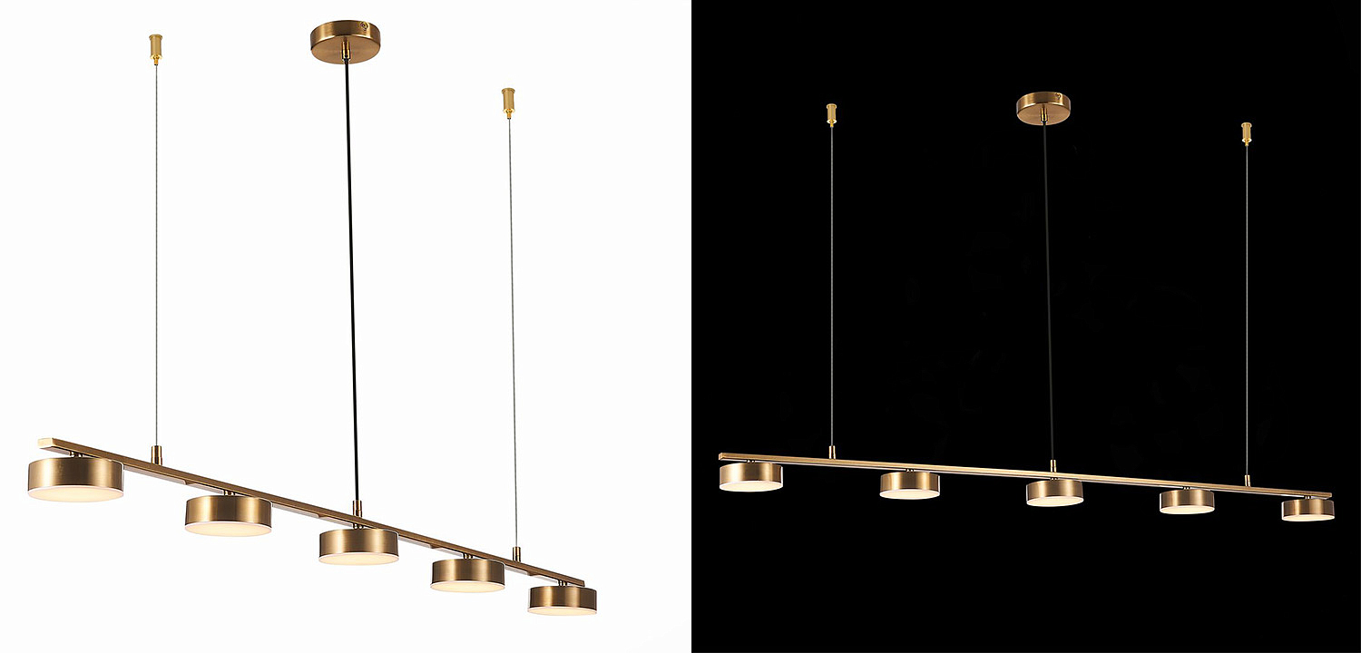 Люстра Five Headlights Linear Chandelier Люстра Five Headlights Linear Chandelier - Loft-Concept в Волгограде