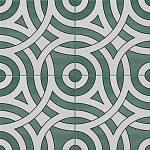 Дизайнерская плитка с узором Петли варинант исполнения - 1 | Loft Concept в Волгограде