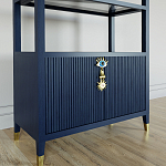 Стеллаж со стеклянными полками Elsa Dreams Blue варинант исполнения - 2 | Loft Concept в Волгограде