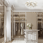 Потолочная люстра круглая ветвистыми бронзовыми элементами и стеклянными рифлеными дисками Textured Glass Chandelier варинант исполнения - 7 | Loft Concept в Волгограде