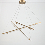 Светодиодная люстра Trumpet Tube Brass 107 варинант исполнения - 4 | Loft Concept в Волгограде