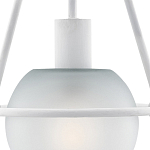 Бра белое с матовым стеклянным плафоном в форме шара White Lighthouse варинант исполнения - 1 | Loft Concept в Волгограде