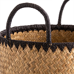 Плетеная корзина для белья с ручками Nyimbo Wicker Basket варинант исполнения - 3 | Loft Concept в Волгограде