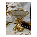 Чаша фарфоровая на двух бронзовых ангелах Eden Garden варинант исполнения - 3 | Loft Concept в Волгограде