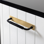 Черно-белый распашной комод Accordo варинант исполнения - 6 | Loft Concept в Волгограде