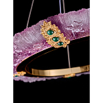 Люстра в форме кольца розовая Warm Pink Light варинант исполнения - 4 | Loft Concept в Волгограде