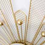 Часы настенные из металла в виде солнца с белым циферблатом Mirror Tower Clock варинант исполнения - 2 | Loft Concept в Волгограде