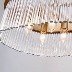 Люстра подвесная овальная со стеклянными трубками Длина 100 см Nembus варинант исполнения - 5 | Loft Concept в Волгограде