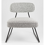 Кресло лаунж Kate букле серый варинант исполнения - 4 | Loft Concept в Волгограде