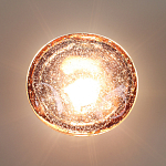 Бра с круглым плафоном из прозрачного стекла с пузырьками воздуха Effervia  варинант исполнения - 6 | Loft Concept в Волгограде