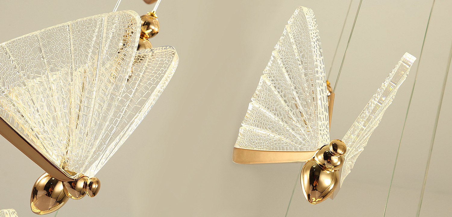Люстра Glass butterfly chandelier A Люстра Glass butterfly chandelier A - Loft-Concept в Волгограде