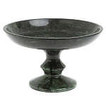 Фруктовница большая из натурального камня Змеевик Шабровский Natural Stone Fruit Bowls варинант исполнения - 1 | Loft Concept в Волгограде