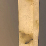 Торшер геометрический с тремя мраморными плафонами Marble Tripod варинант исполнения - 10 | Loft Concept в Волгограде