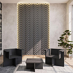 Гипсовая 3D Панель LOVE SPRUCE варинант исполнения - 1 | Loft Concept в Волгограде