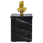 Мраморная шкатулка с бюстом из металла KELLY WEARSTLER варинант исполнения - 2 | Loft Concept в Волгограде