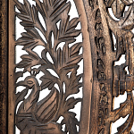 Ширма с  орнаментом ручная резьба Indian Antique Furniture варинант исполнения - 4 | Loft Concept в Волгограде