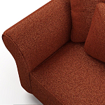 Мебельная ткань Шенилл терракотовый цвет 138 см T4-44 варинант исполнения - 3 | Loft Concept в Волгограде