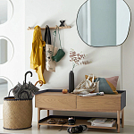 Плетеная корзина для белья с ручками Nyimbo Wicker Basket варинант исполнения - 4 | Loft Concept в Волгограде