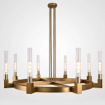 Люстра CANELLE Round Chandelier 8 Modern Brass варинант исполнения - 4 | Loft Concept в Волгограде