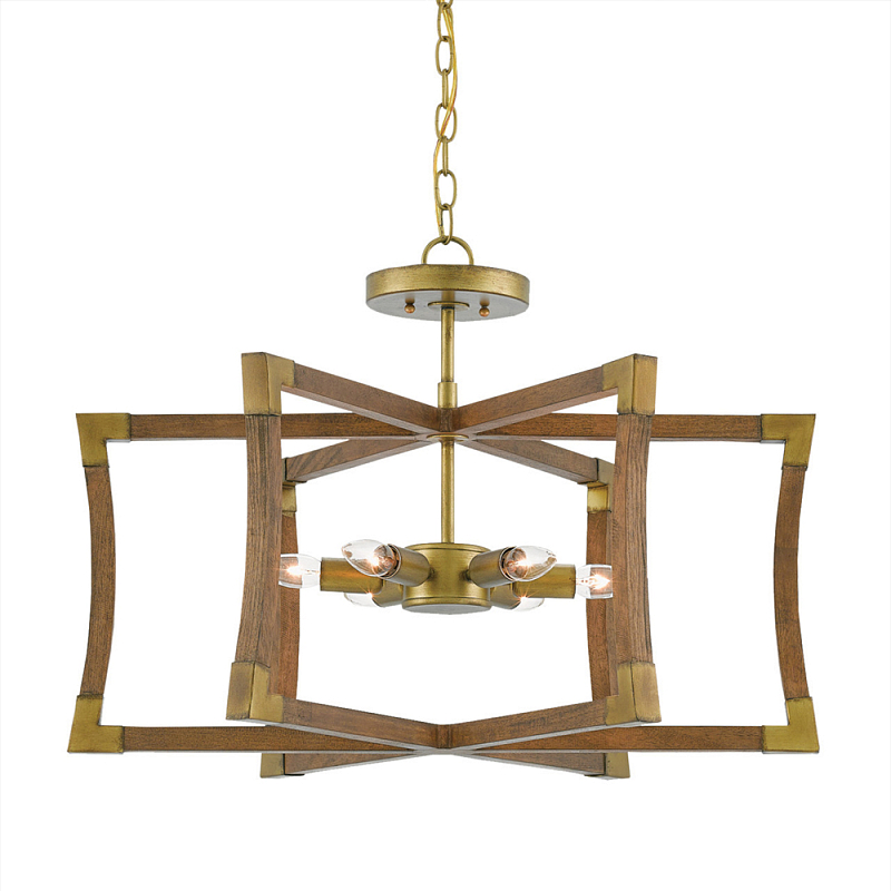 Подвесной светильник в форме фонаря коричневый Brown Eco Lantern Коричневый Латунь Подвесной светильник в форме фонаря коричневый Brown Eco Lantern Коричневый Латунь в Волгограде | Loft Concept