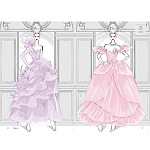 Megan Hess. Elegance варинант исполнения - 2 | Loft Concept в Волгограде