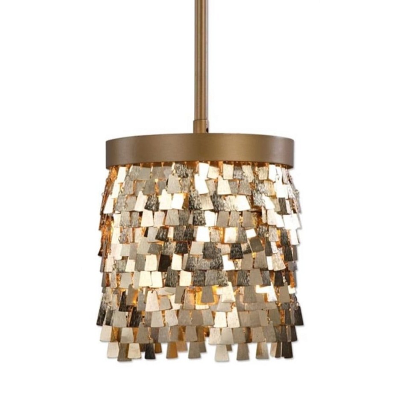 Подвесной светильник Uttermost Lamps Tillie 1 Light Золотой Подвесной светильник Uttermost Lamps Tillie 1 Light Золотой в Волгограде | Loft Concept