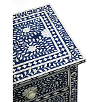 Комод инкрустация костью ORIENTAL Indian синий орнамент варинант исполнения - 4 | Loft Concept в Волгограде