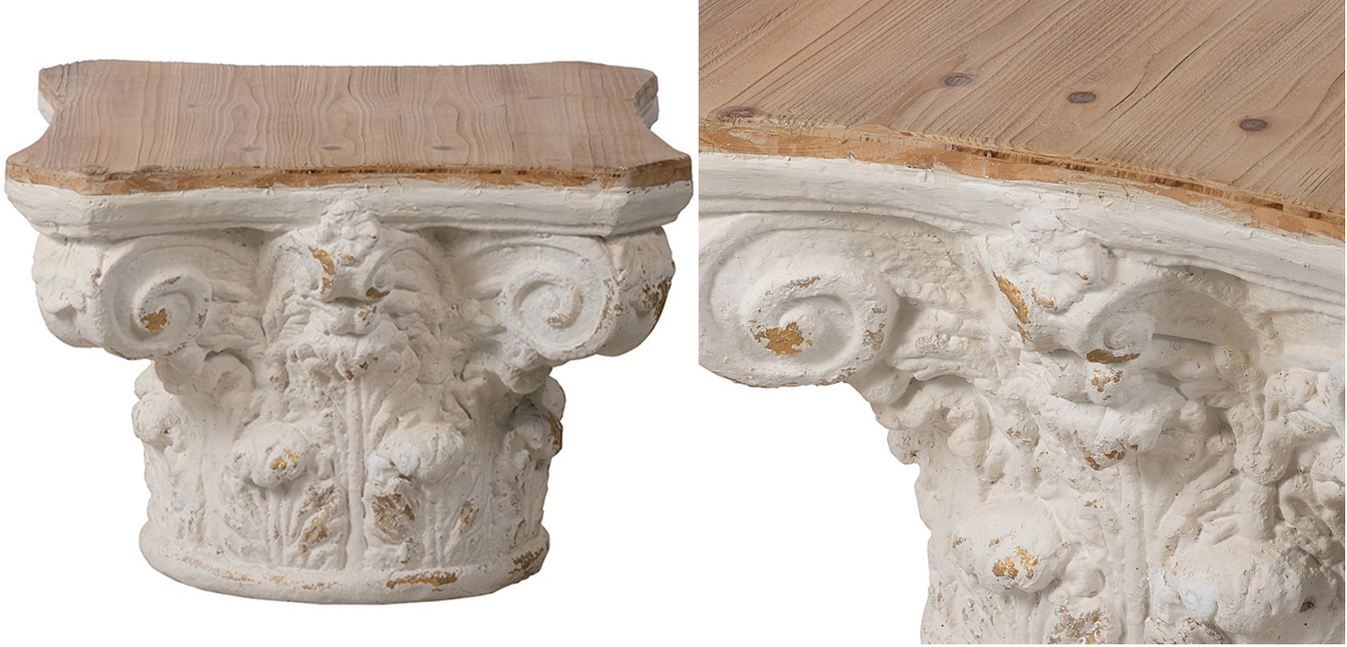 Приставной стол Ancient Roman Column Side Table Приставной стол Ancient Roman Column Side Table - Loft-Concept в Волгограде
