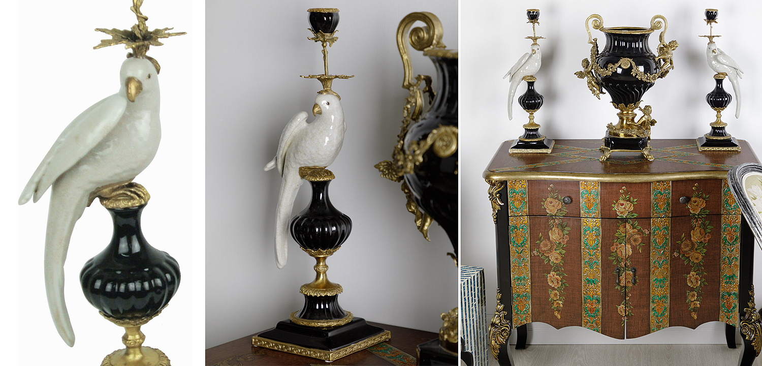 Подсвечник White Parrot Подсвечник White Parrot - Loft-Concept в Волгограде
