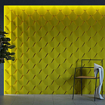 Гипсовая 3D Панель DRAGON SCALE - B варинант исполнения - 2 | Loft Concept в Волгограде