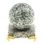 Шар декоративный на подставке из натурального камня Жадеит Natural Stone Spheres 6 см варинант исполнения - 1 | Loft Concept в Волгограде