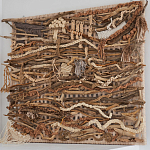 Большая Абстрактное Панно из веток и нитей Dryad Wall Art варинант исполнения - 1 | Loft Concept в Волгограде