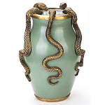 Фарфоровая ваза с декоративными змеями Eden Garden варинант исполнения - 2 | Loft Concept в Волгограде