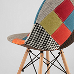 Стул с обивкой в технике пэчворк DSW варинант исполнения - 6 | Loft Concept в Волгограде