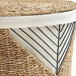 Плетеная корзина для белья Juste Wicker Basket варинант исполнения - 4 | Loft Concept в Волгограде