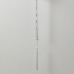 Бра с белым текстильным абажуром и хрустальными подвесками с декоративной кисточкой Lustre Reverie варинант исполнения - 5 | Loft Concept в Волгограде