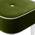 Квадратный мягкий пуф на белых ножках Winton Pouf Square варинант исполнения - 2 | Loft Concept в Волгограде