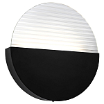 Бра в форме диска Leone Round Wall Lamp Black варинант исполнения - 1 | Loft Concept в Волгограде